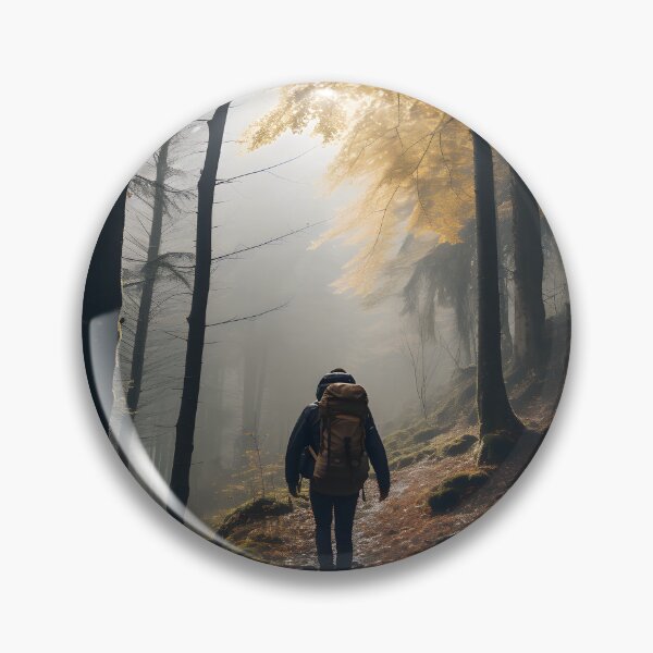 Item preview, Solitude in the Autumn Foggy Forest designed and sold by Shirtastically.