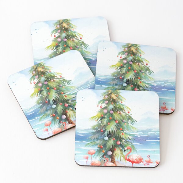 Item preview, Tropical Flamingo Christmas designed and sold by cute-animals99.