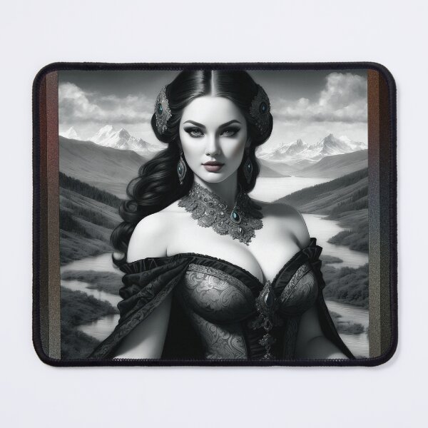 Item preview, Portrait Of Lady Ann-Marie Stanisphord Captivating IllustrationAI Concept Art by Xzendor7 designed and sold by Xzendor7 Digital Art Creations.