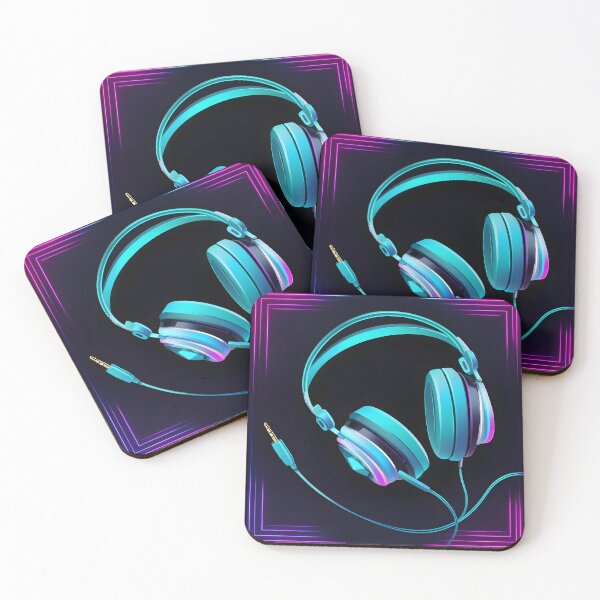 Item preview, Neon headphones   designed and sold by Inspirationmotivation.