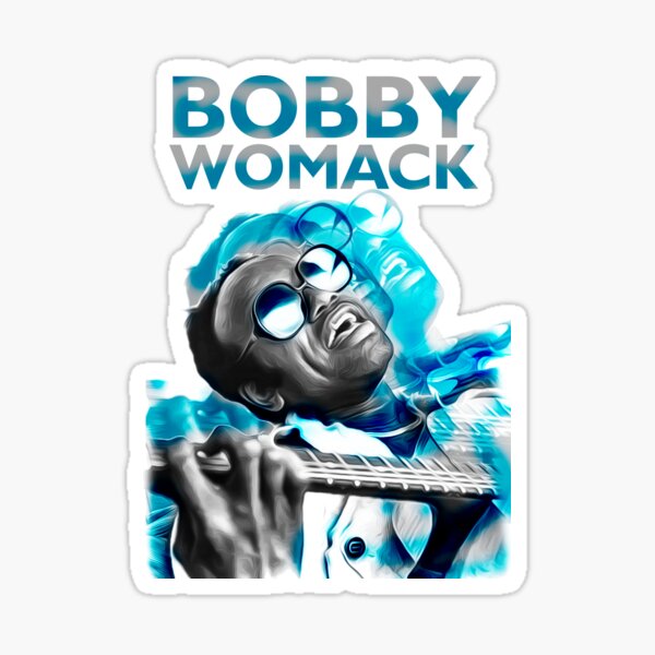 bobby womack print Sticker