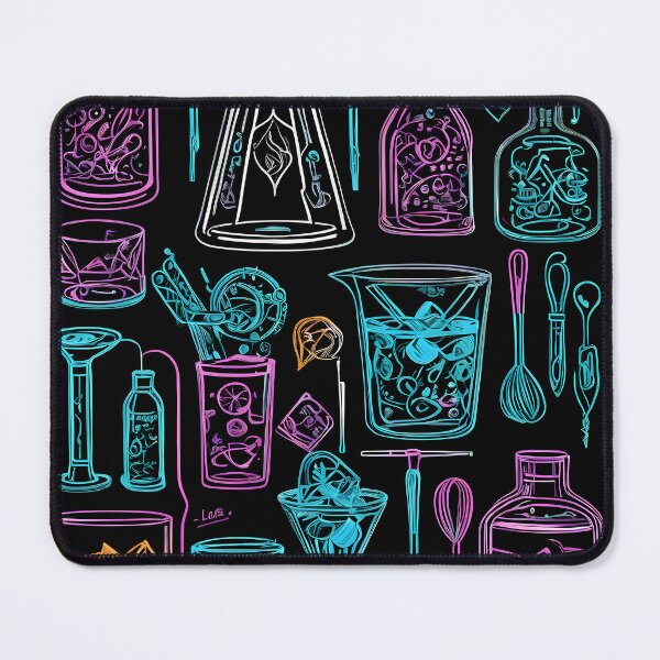 Item preview, Neon Mixology: Cocktails Bartending Fun designed and sold by EmblemThreads.
