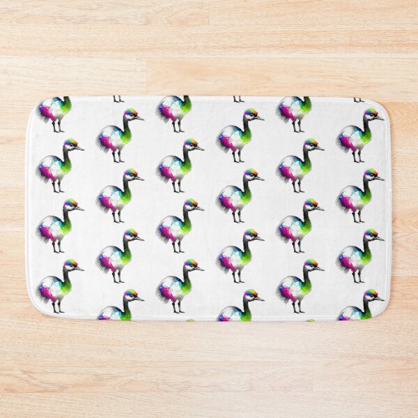 Item preview, Colourful Emu Geometric Shaped Artwork designed and sold by Geonimalia.