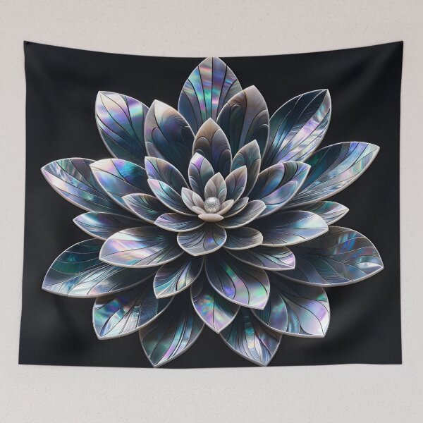 Item preview, Pearlescent Bloom: The Iridescent Flower designed and sold by APARTAI EU.