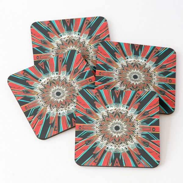 Item preview, Tribal pattern design red designed and sold by operossa.