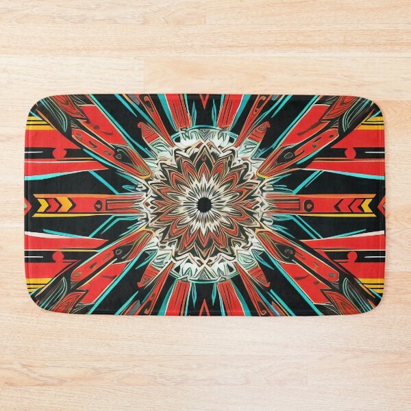Item preview, Tribal pattern design red designed and sold by operossa.