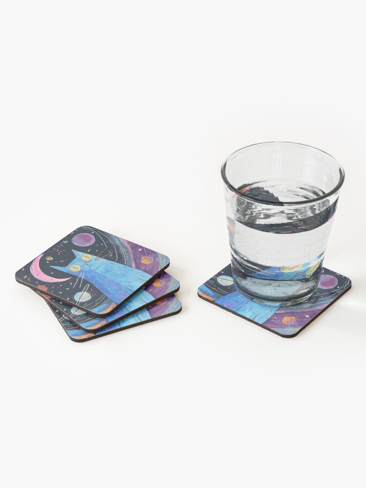 Colorful Cat - Coasters