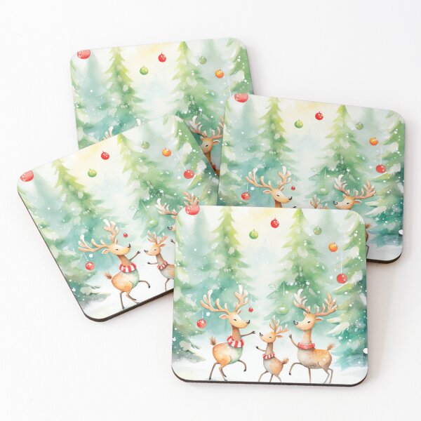 Item preview, Festive Fawn Delight designed and sold by cute-animals99.