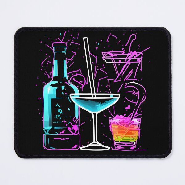 Item preview, Neon Mixology: Cocktails Bartending Drinks designed and sold by EmblemThreads.