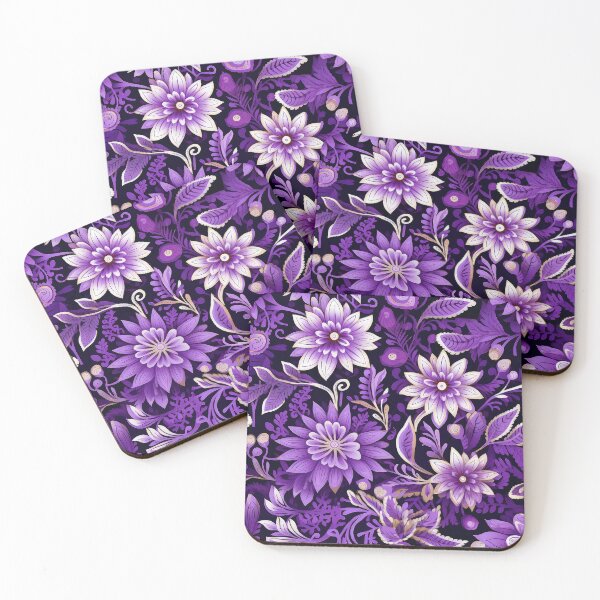 Item preview, A burst of purple blossoms designed and sold by FoldedRainbow.