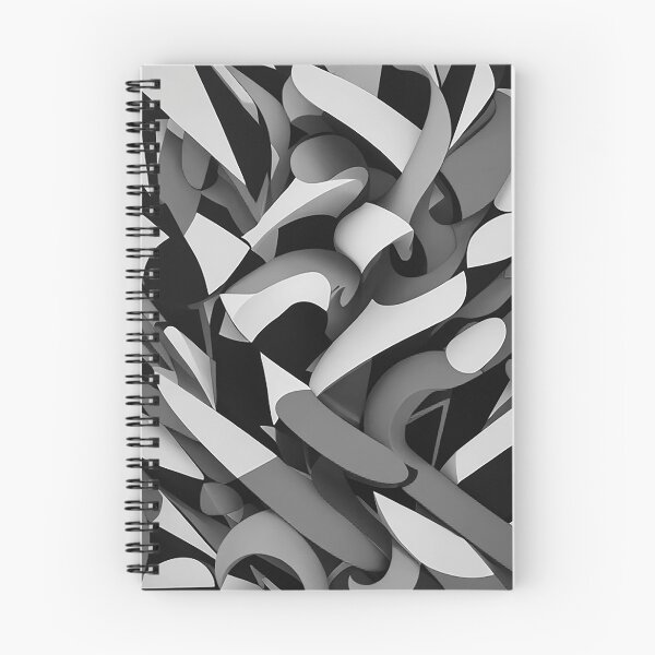 Item preview, intertwined and mixed spots black and white modern art designed and sold by Carlos Gudino.