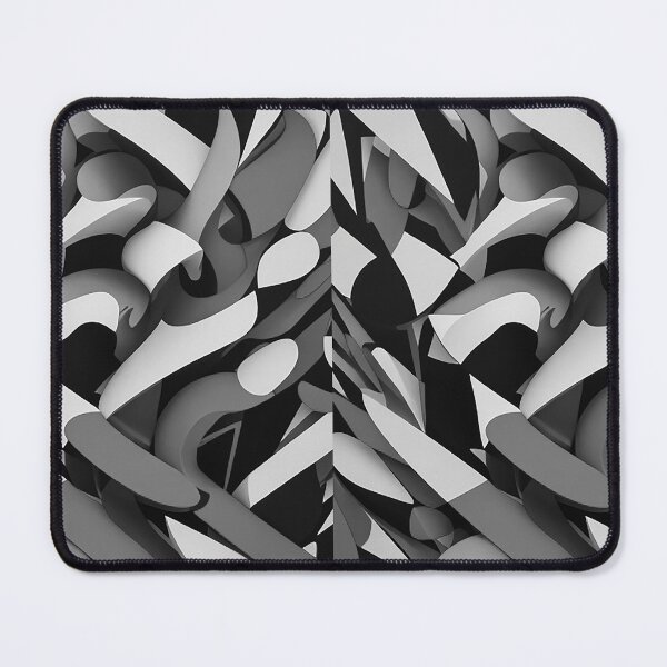 Item preview, intertwined and mixed spots black and white modern art designed and sold by Carlos Gudino.
