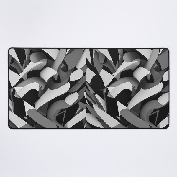 Item preview, intertwined and mixed spots black and white modern art designed and sold by Carlos Gudino.