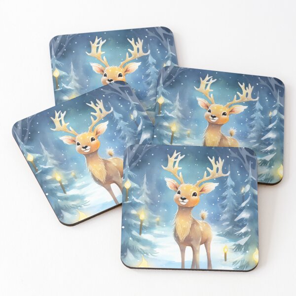 Item preview, Whimsical Starlit Deer designed and sold by cute-animals99.