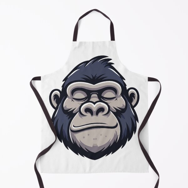 Item preview, A Tranquil Gorilla: Serenity Captured in Closed-Eyed Repose designed and sold by Colorful Dreams.