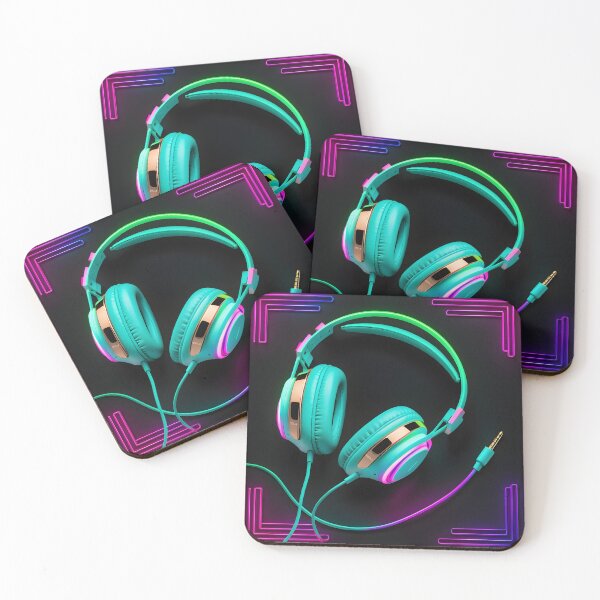 Item preview, Neon headphones   designed and sold by Inspirationmotivation.