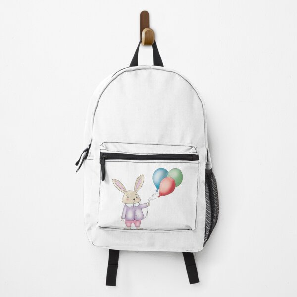 Item preview, bunny with colored balloons designed and sold by LiudmylaMaika.