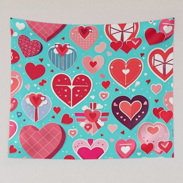 Item preview, Hearts pattern designed and sold by REALDesign-Shop.
