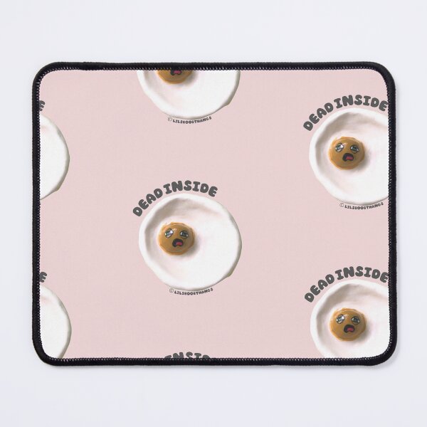 Item preview, Dead inside, Egg dude, egg art, cute blob, v2, pink | @lilsboobthangs © designed and sold by lilsboobthangs.