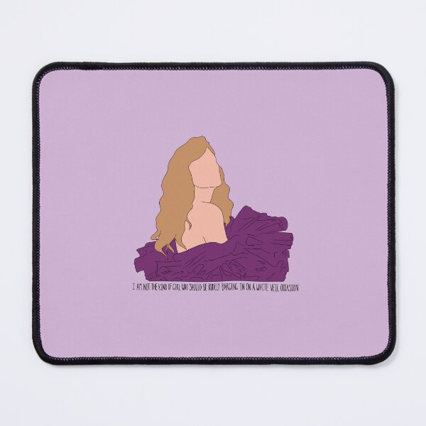 Item preview, "I Am Not The Kind Of Girl Who Should Be Rudely Barging In On A White Veil Occasion" Taylor Swift Speak Now Taylor's Version Album Quote Print Design  designed and sold by abldesign.