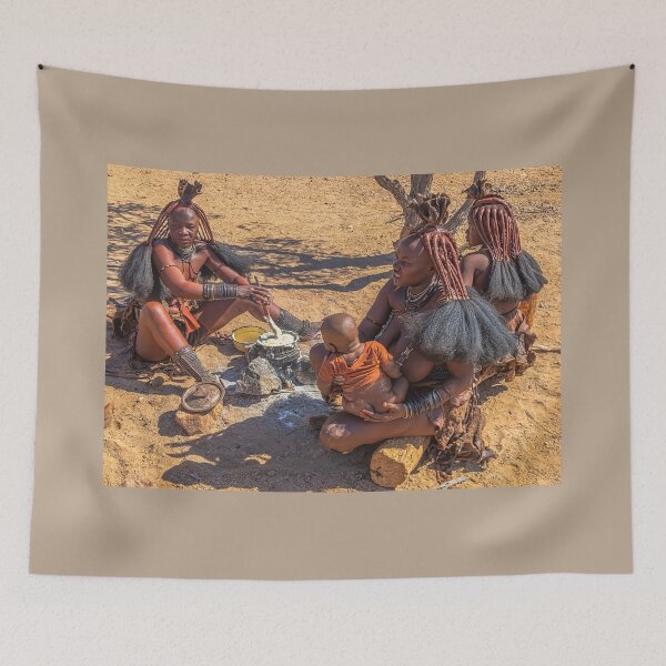 Item preview, Namibia. Himba Tribe. Cooking a Porridge. designed and sold by vadim19.