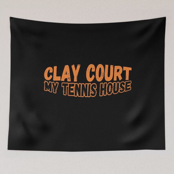 Item preview, Clay Court My Tennis House Tennis Gift designed and sold by KrisRubinArt.