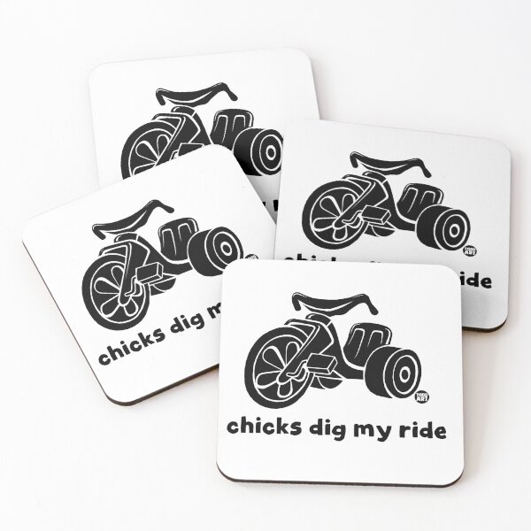Item preview, CHICKS DIG MY RIDE designed and sold by TODD GOLDMAN.