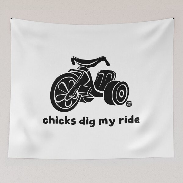 Item preview, CHICKS DIG MY RIDE designed and sold by TODD GOLDMAN.