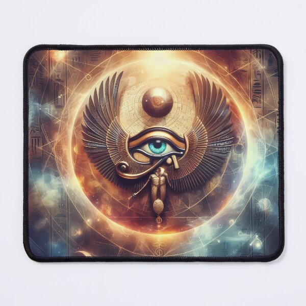 Item preview, Spiritual Cosmos Harmony Ancient Egypt Eye of Ra designed and sold by omrclr.