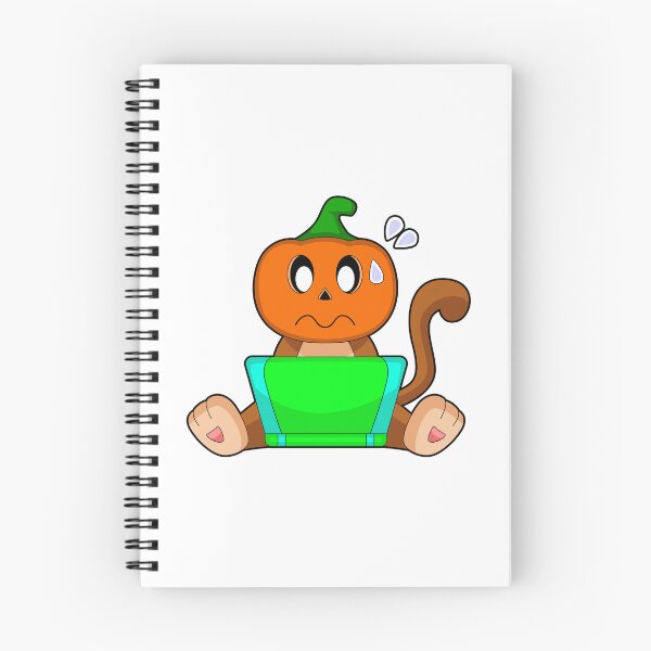 Item preview, Monkey Halloween Laptop designed and sold by Snabdesign84.