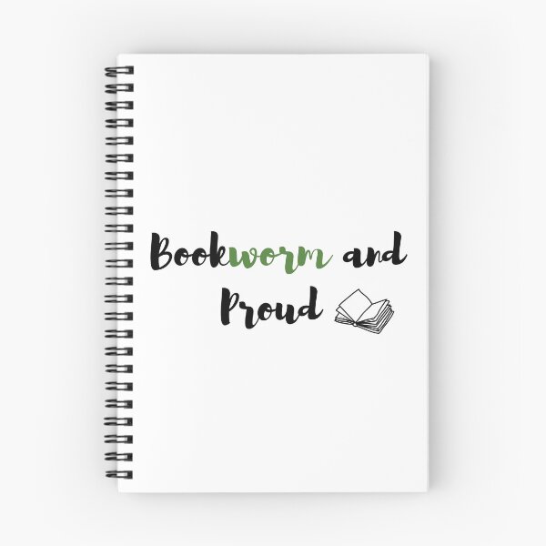 Item preview, Bookworm and Proud designed and sold by Journey Quick.