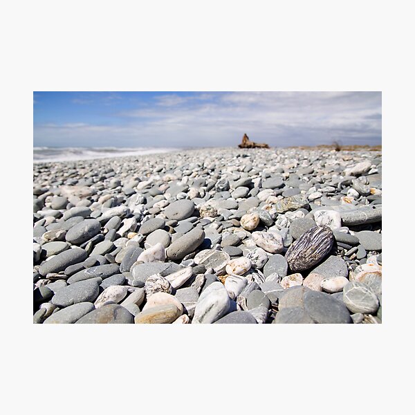 West Coast Pebble Beach Photographic Print