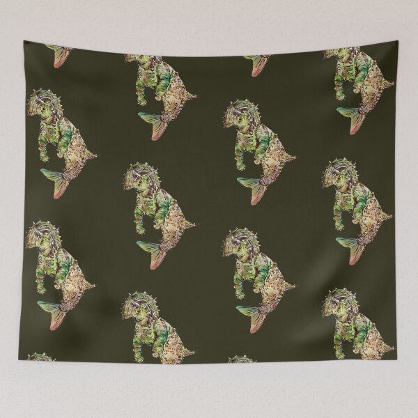 Item preview, Triceratops Dinosaur Mermaid  designed and sold by Aquabunart.
