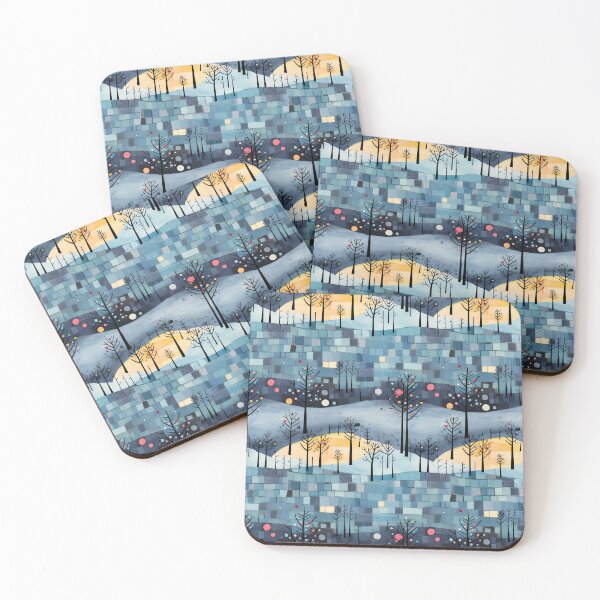 Item preview, winter mosaic scene #3 designed and sold by darkartsflowers.