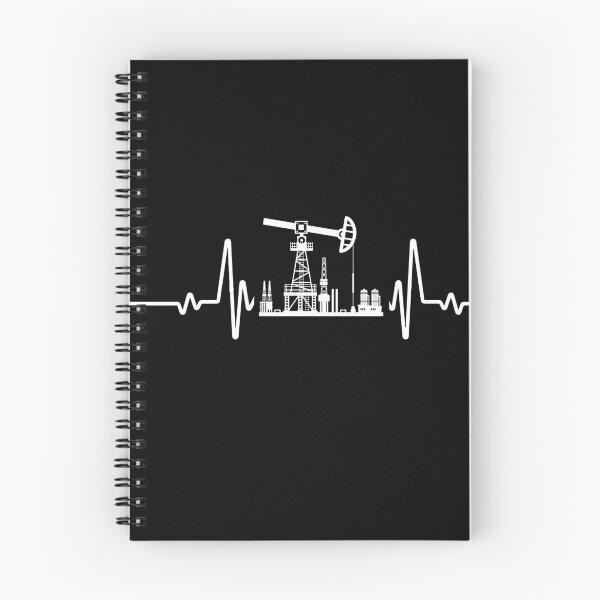 Item preview, Minimalistic Oil Rig Life Line Heartbeat designed and sold by WildWoodWaver.
