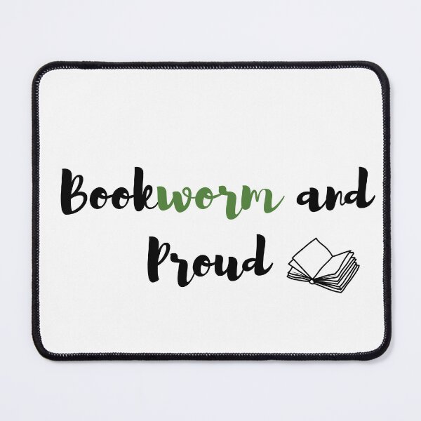 Item preview, Bookworm and Proud designed and sold by Journey Quick.