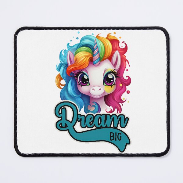 Item preview, Rainbow Unicorn "Dream Big" designed and sold by Driftwood Spirits.