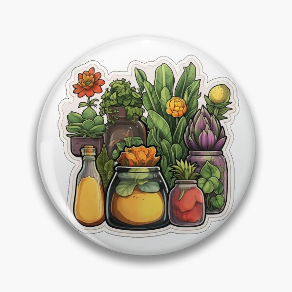 Item preview, Whimsical Terrarium: Cartoon Plants in Jars Collection designed and sold by PureGlee.