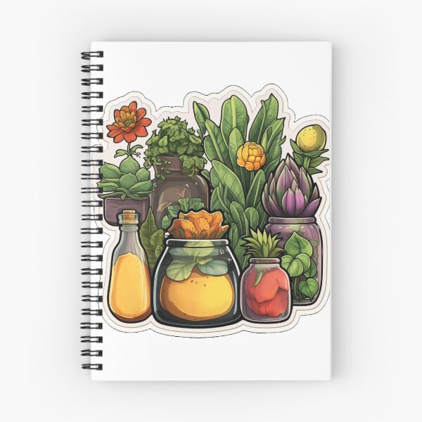 Item preview, Whimsical Terrarium: Cartoon Plants in Jars Collection designed and sold by PureGlee.