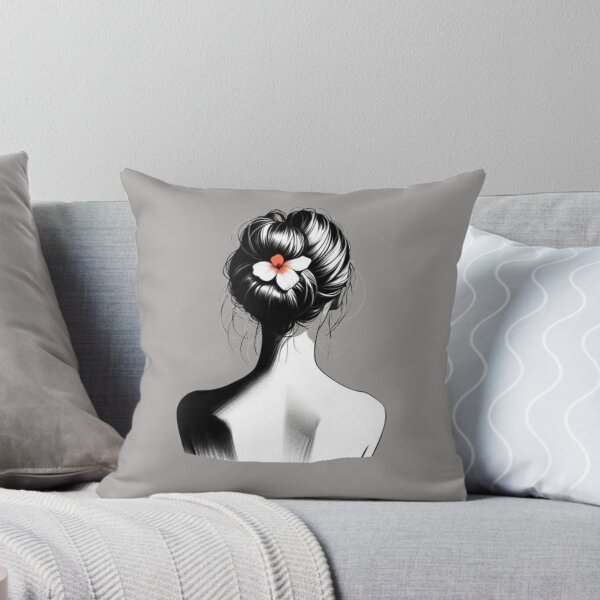 Item preview, Woman with bun and hairpin designed and sold by Chaput Store.