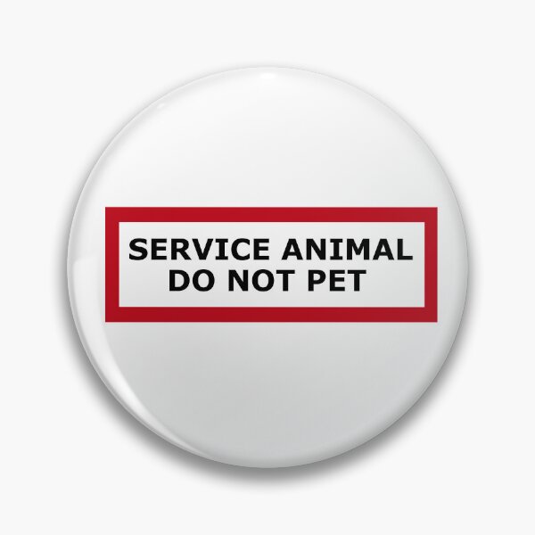 Item preview, SERVICE ANIMAL DO NOT PET designed and sold by lucienchip.