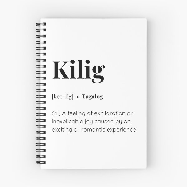 Item preview, Kilig Tagalog word meaning  designed and sold by SimplyMots.