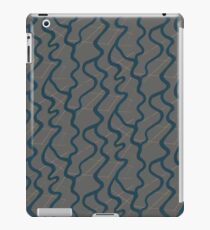 River Map Repeat - Piri Reis Medieval Cartography - Graphite iPad Case/Skin