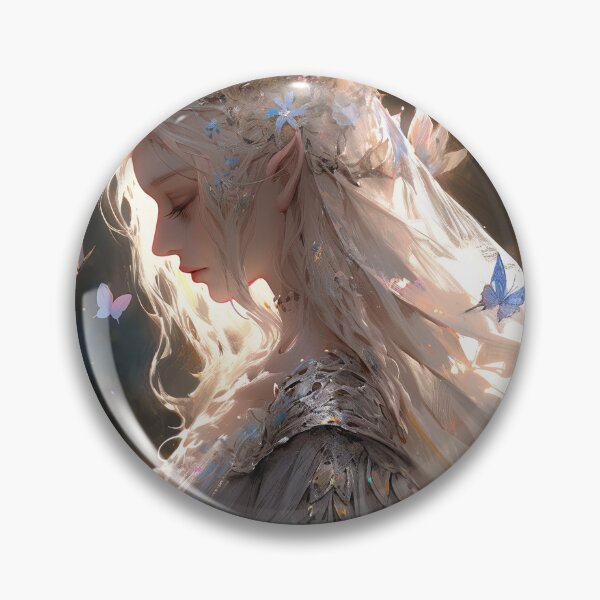 Item preview, Enchanted Faerie Elf Queen Anime Girl designed and sold by bubblegoth.