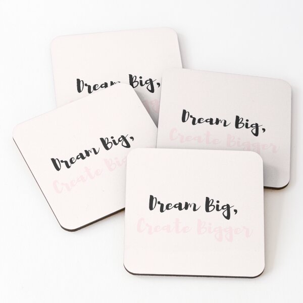 Item preview, Dream Big, Create Bigger designed and sold by Journey Quick.