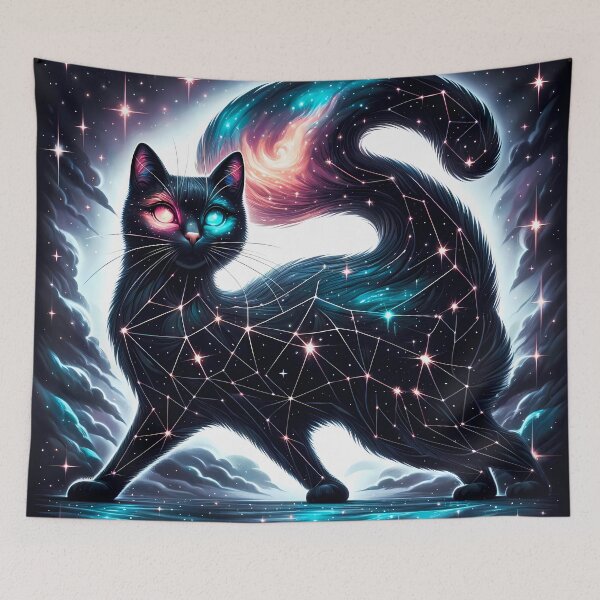 Item preview, Mystic Guardian Cat designed and sold by tracydixon.