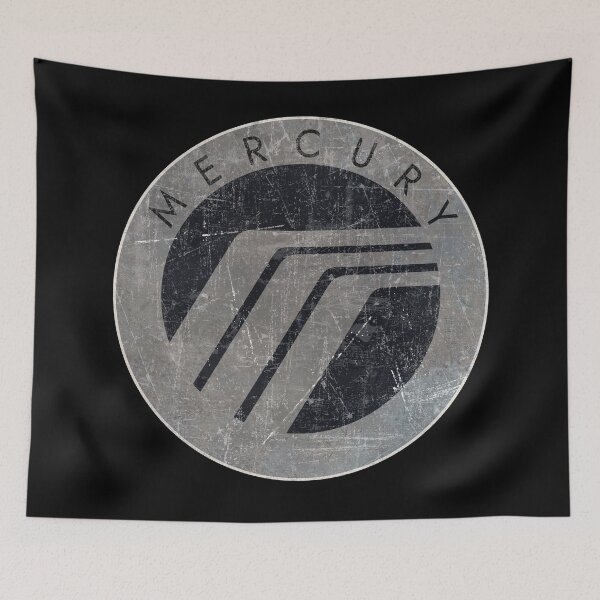 Item preview, Mercury. Retro Badge designed and sold by Rapaz Designs.