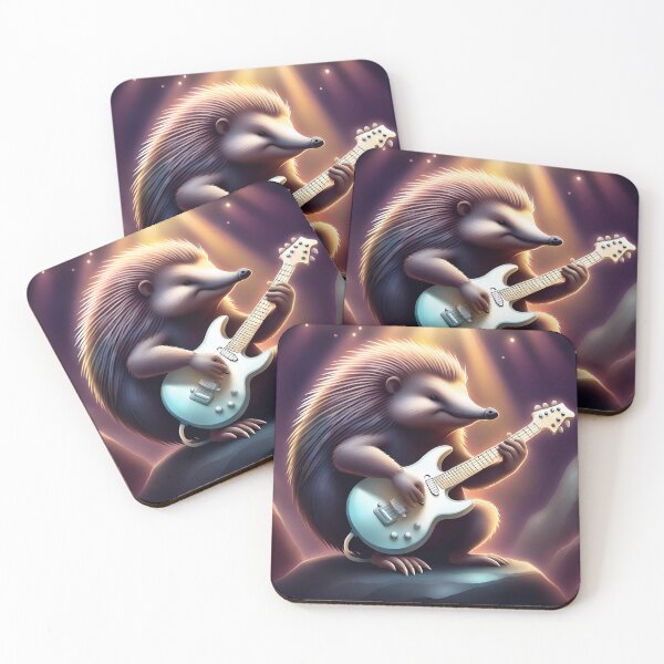 Item preview, Echidna plays electric guitar. designed and sold by Sopilka.