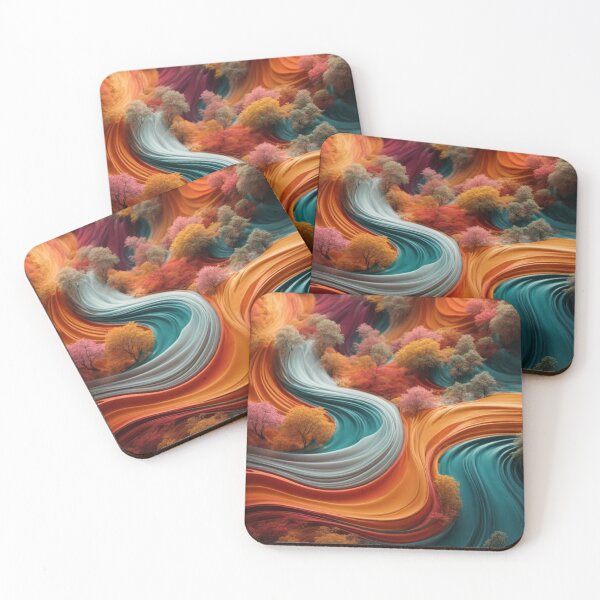 Item preview, Abstract Harmony of Nature designed and sold by Enchanting Art Vista.