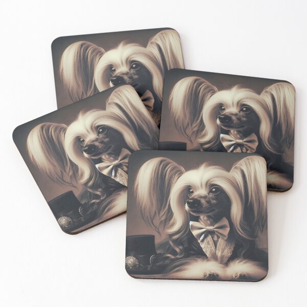 Item preview, Perro crestado chino vintage designed and sold by Kikus31.
